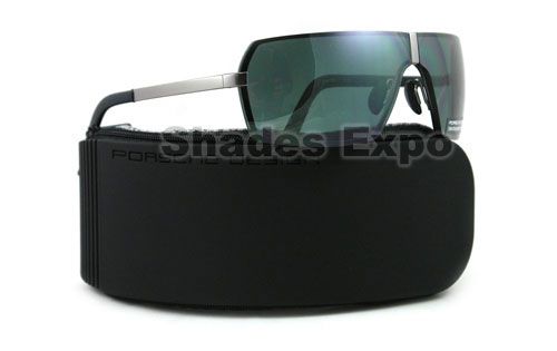 NEW PORSCHE SUNGLASSES P 8491 B BLACK P8491 AUTH  