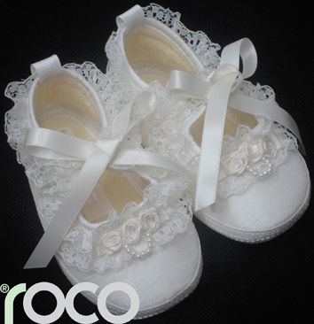 GIRLS IVORY SHOES CHRISTENING BRIDESMAID WEDDING 0 18m  