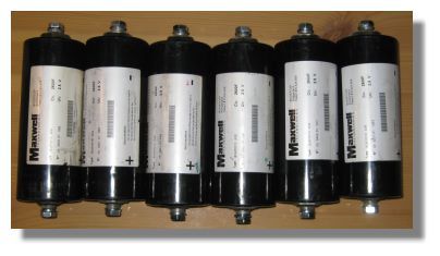 Maxwell 2600 Farad Capacitors   2600F Boostcap Ultracapacitor 