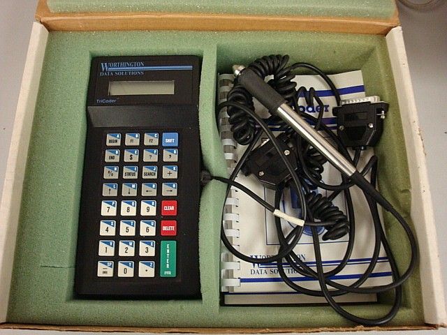 WORTHINGTON DATA SOLUTIONS TRICODER MODEL#T 50 BAR CODE SCANNER