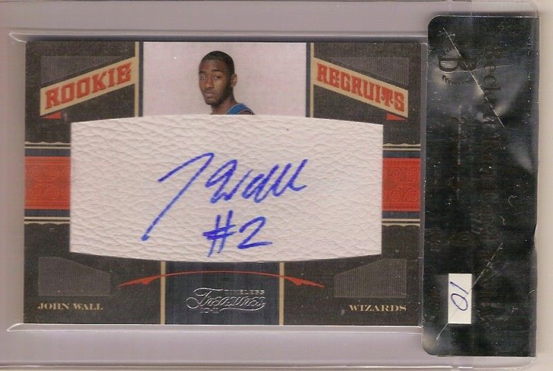 JOHN WALL 2010 11 TIMELESS TREASURES AUTO BGS 9 AUTO 10  