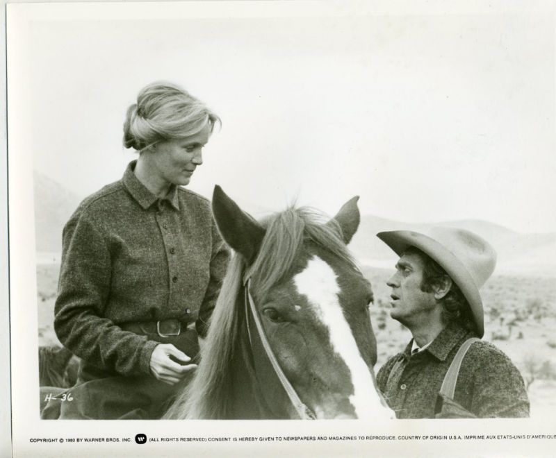 STEVE MCQUEEN/LINDA EVANS/TOM HORN/ORIG. STILL C6  