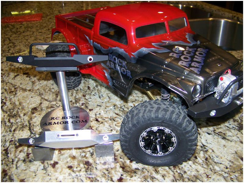 Axial SCX10 / Honcho scale Aluminum Winch Bumper / LED / Slayer  