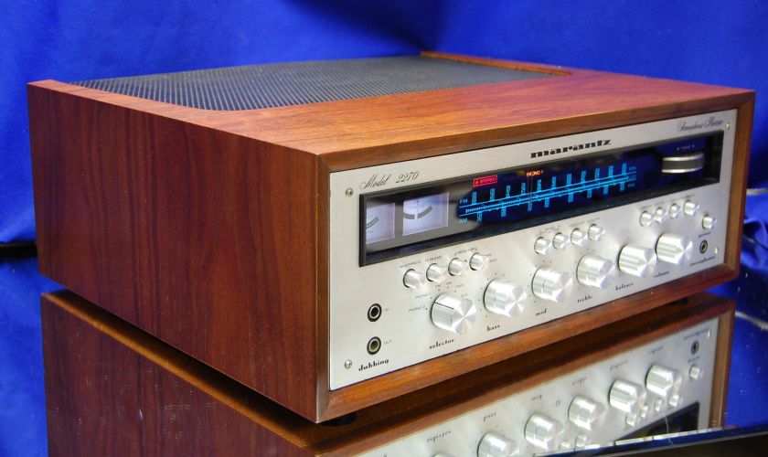 Marantz 2270 Receiver Fully Restored & Walnut Cabinet  