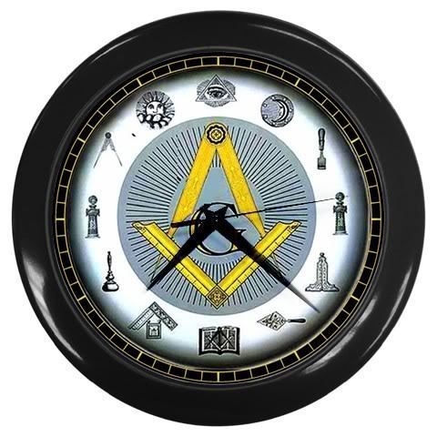 SECRETS FREEMASON MASONIC SYMBOL HOT RARE WALL CLOCK  