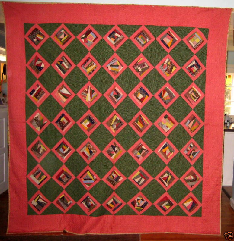 ANTIQUE CONTAINED CRAZY QUILT ~ 1880s~LANCASTER CO, PA  