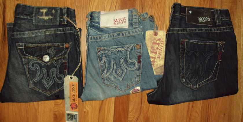 MEK DENIM MENS DESIGNER JEANS NWT  