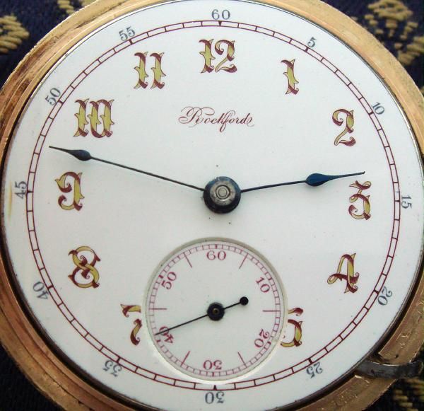 Model 1, Grade 112 16s Rockford Pocket Watch With Rare factory order 