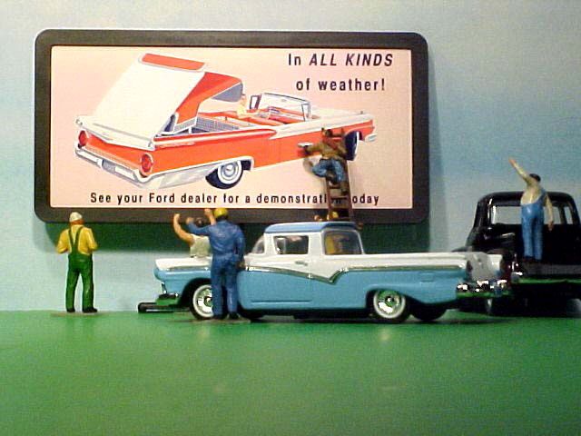 1959 Ford Fairlane 500 Retractable Billboard O 1/43  