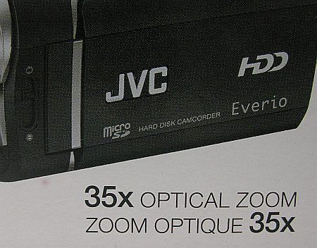 JVC Everio HDD Camcorder GZ MG360 BU + Extras 0046838033070  