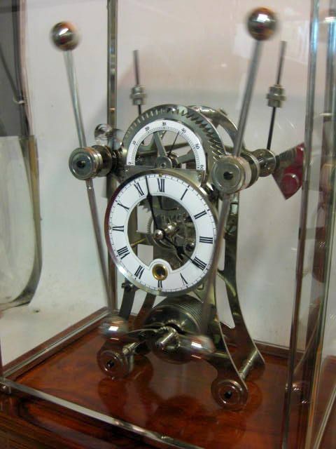 White Gold Case Grasshopper Clock  Incredible Clock  