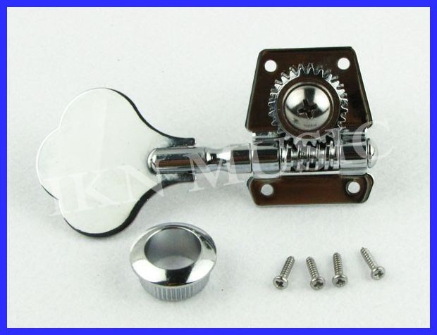 Set 4R Chrome Large Machine Heads Tuning Pegs for Bass Guitar  