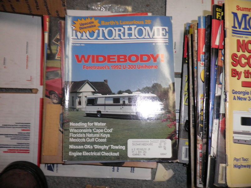 MOTORHOME MAGAZINE OCTOBER 1991  