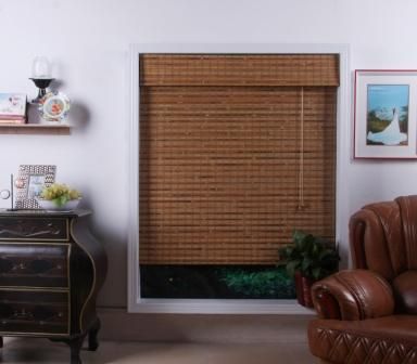 Bali Natural Bamboo Roman Shade, length 54 inch.  