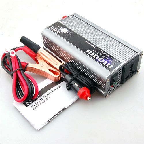 New 1000W Car DC 12V to AC 220V Power Inverter Adapter  