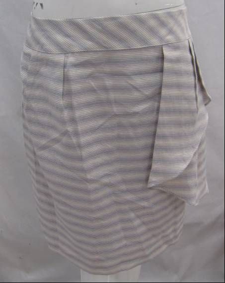 NWOT Baraschi Stripe Skirt   Size 12  