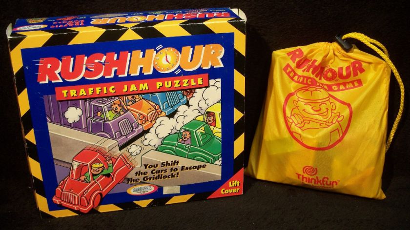 Binary Arts & Thinkfun Rush Hour Traffic Jam Puzzle Games  