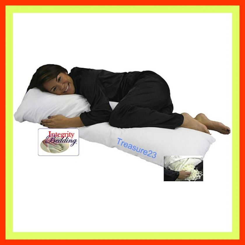 Extra long 54 inch Memory Foam Noodle Body Pillow  