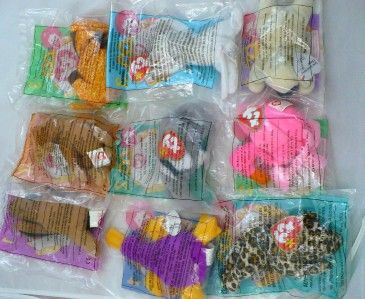 55 Mcdonalds Teenie Beanies 1996 2000 NIP 9 boxed Lot  