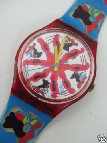 GR112 Swatch 1992 Chicchirichi Massimo Giacon Chicken  