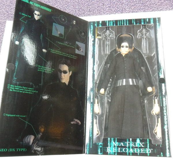 Medicom Toy RAH Matrix Reloaded Neo DX Type 1/6 12 Figure New  