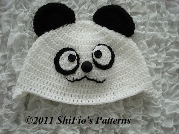 BABY/ CHILD ANIMAL BEANIE CROCHET PATTERN 5 SIZES #175  