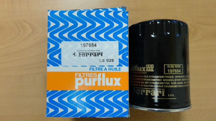 Ferrari 360, 355, 348, Mondial, Oil Filter, New, #197654  