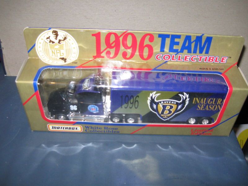 Baltimore Ravens Inaugural Truck 1996 Matchbox NFL  