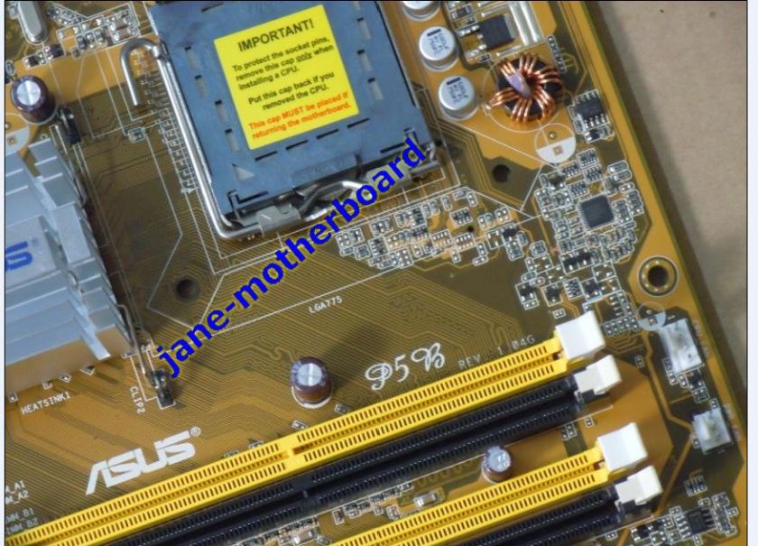   asus P5B with original box and original accessories LGA775 965  