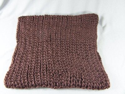   soft big chunky knit cowl neck circle infinity endless loop tube scarf