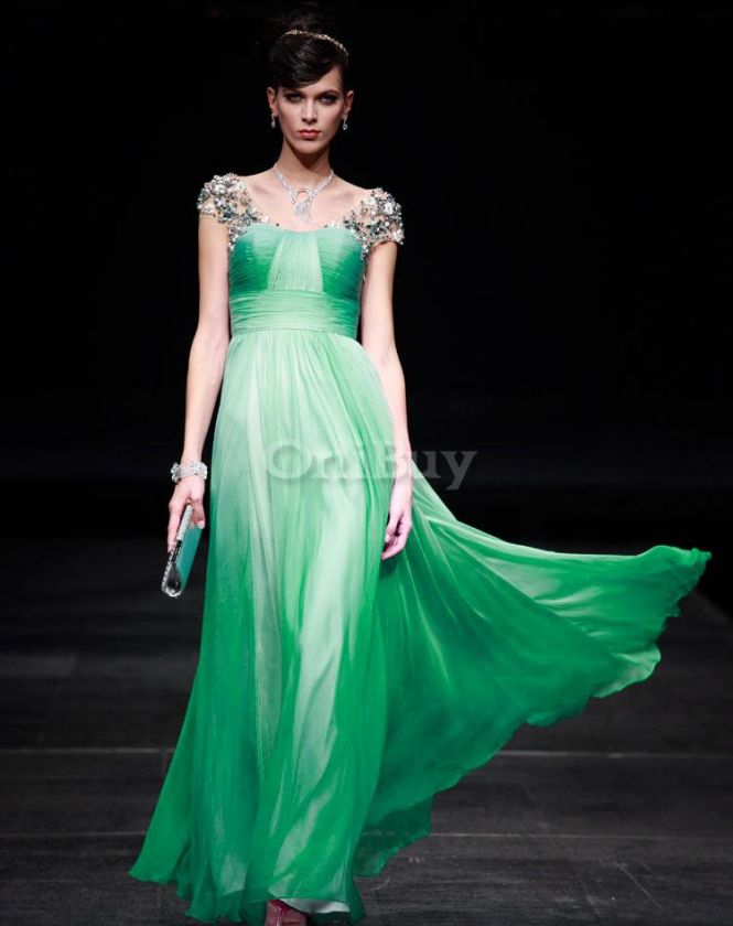 25 Size Noble Women Charm Chiffon Cocktail Long Formal Prom Dress 