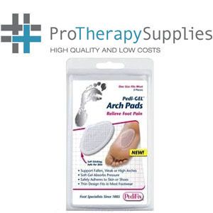 PediFix Pedi GEL Arch Pads Fallen Weak High Support  