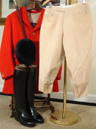 Bespoke Bernard Weatherill Buff Hunt Breeches waist 28  