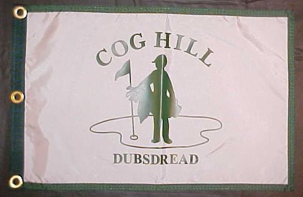 COG HILL (Dubsdread) Logo GOLF FLAG (Fed Ex Cup)  