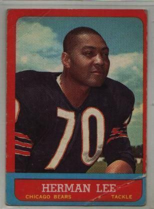 1963 TOPPS #67 HERMAN LEE CHICAGO BEARS  