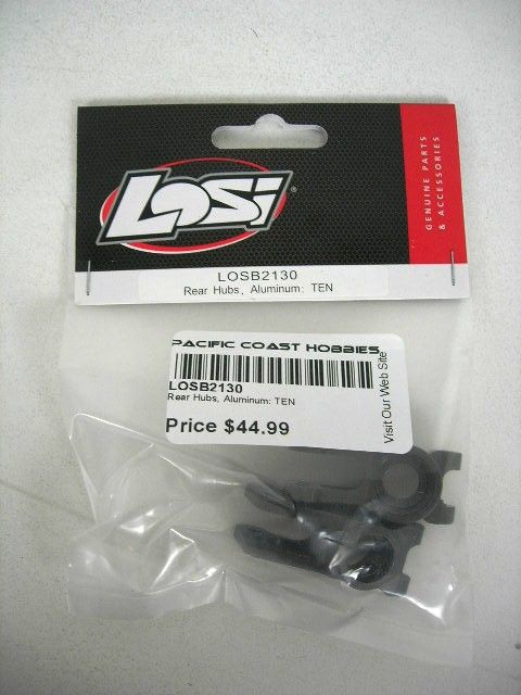 Team Losi TEN SCTE TEN Rear Aluminum Hubs LOSB2130  