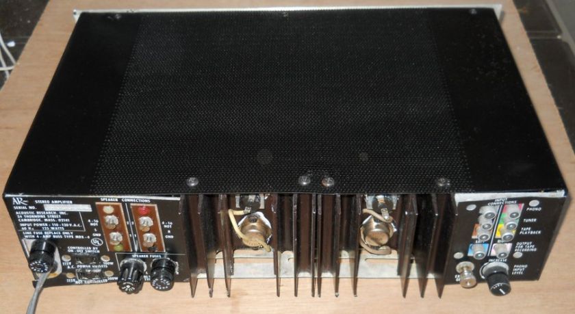 The AR Amplifier   Vintage Integrated Amp  