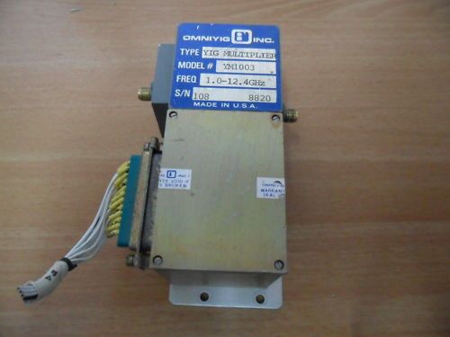 Microwave RF YIG Multiplier YM1003 1.0 12.4 GHz Omniyig  