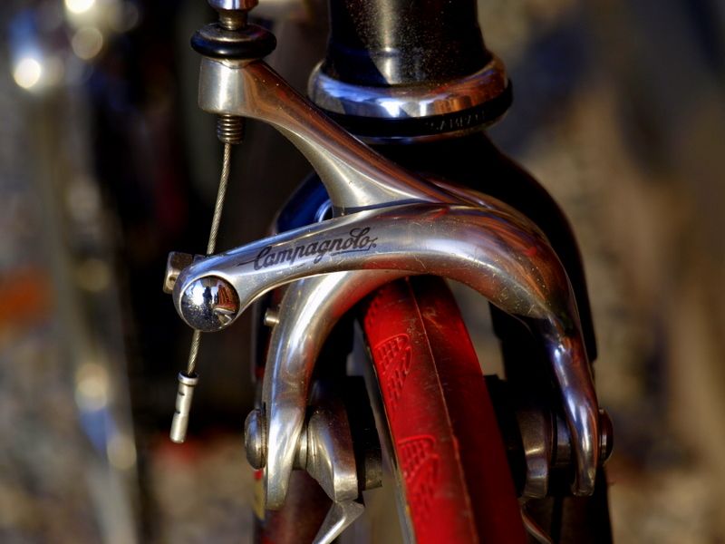 Custom Campagnolo Record Titanium Carbon Shamal Cinelli Like Colnago 