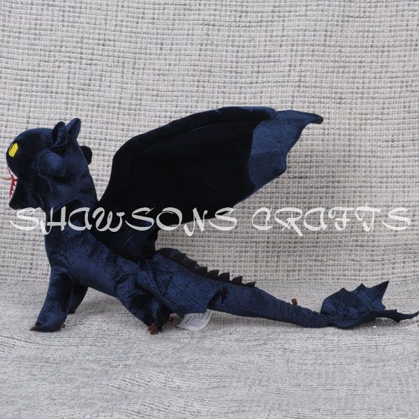   TO TRAIN YOUR DRAGON PLUSH STUFFED TOY 20 TOOTHLESS NIGHT FURY  