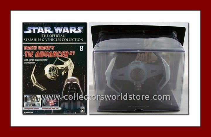 Star Wars Vehicles Collectors Magazine #8 Darth Vaders Tie Advanced 