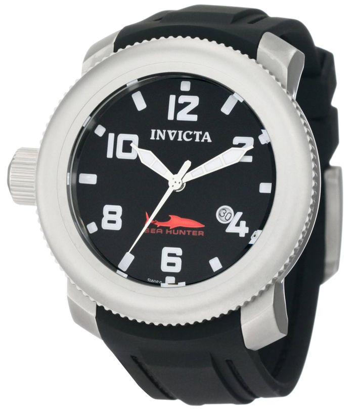 Invicta 1544 Sea Hunter Stainless Steel Polyurethane Watch  