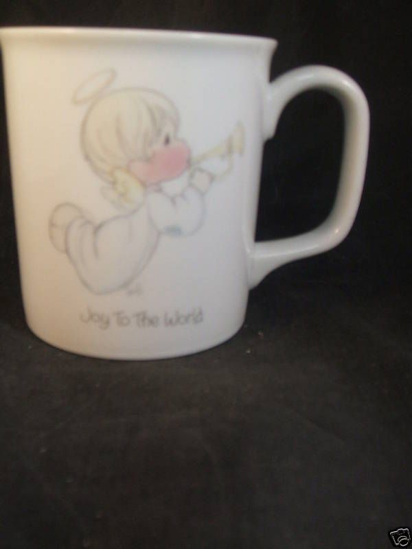 PRECIOUS MOMENTS JOY TO THE WORLD COFFEE MUG TEA CUP  