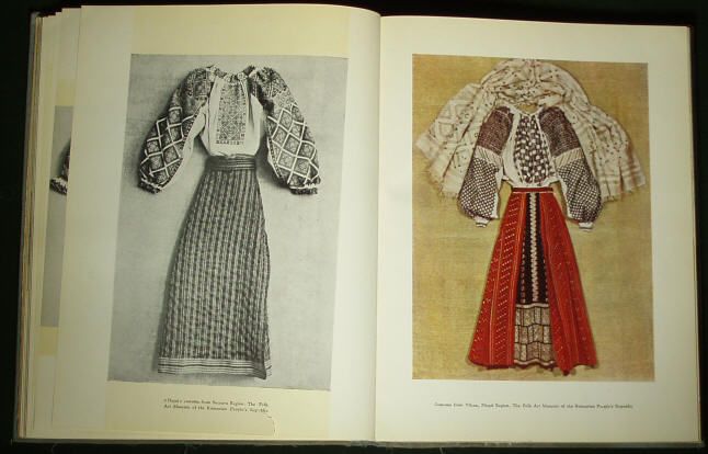 BOOK Romania Folk Art embroidery pottery folk costume  