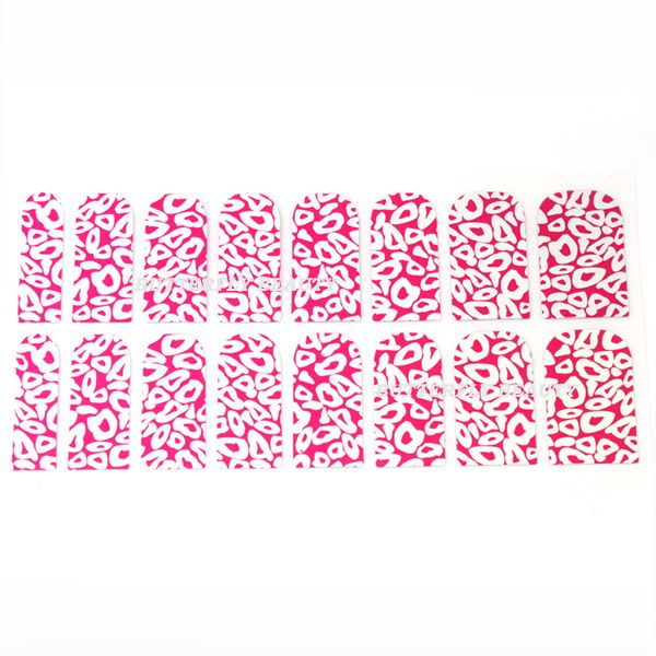 16pcs Nail Art White Star Sticker Foils Patch Manicure Decoration V078 