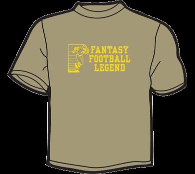 FANTASY FOOTBALL LEGEND T Shirt ANY COLOR/SIZE funny  