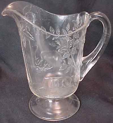 EAPG Findlay Glass Racing Deer Pitcher RARE Ohio  