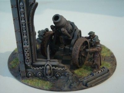 Death Korps of Krieg team with Heavy Mortar Scene NICE Warhammer 40k 