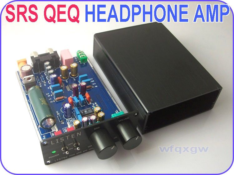 HiFi SURROUND Surround SRS EQE function portable Headphone Amplifier 