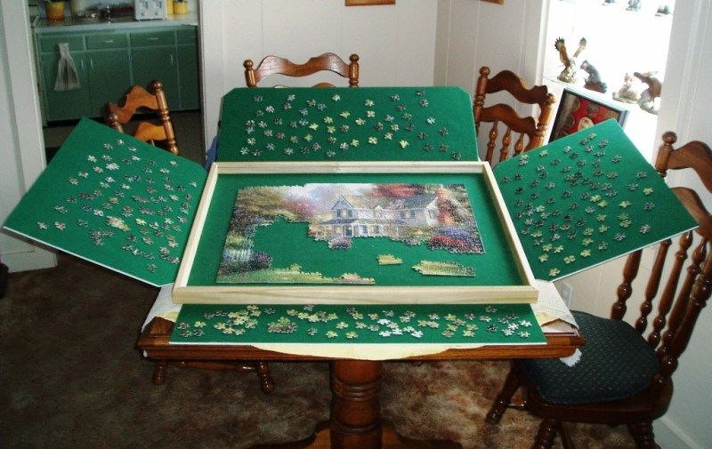 Puzzle Packer Plus 1000 piece jigsaw table storage  